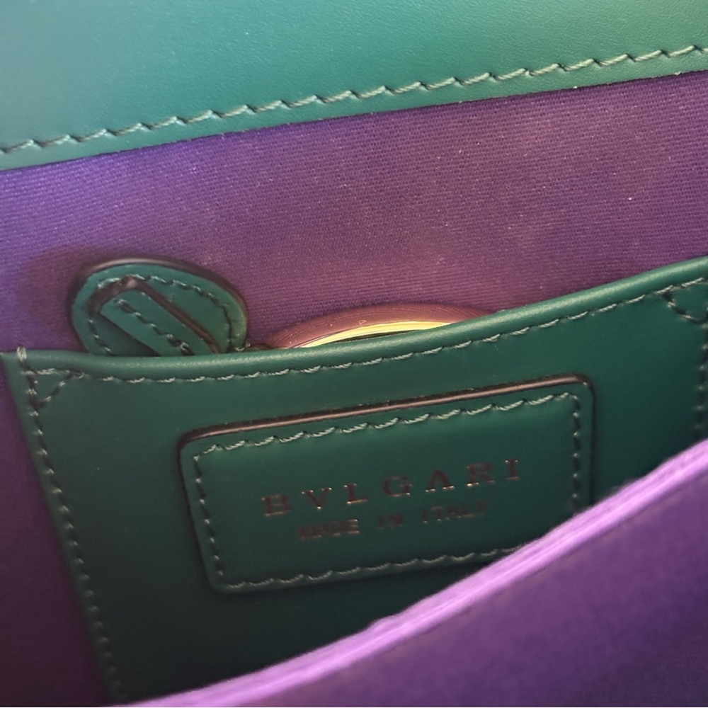 Bulgari serpenti forever handbag in green - Picture 12 of 16